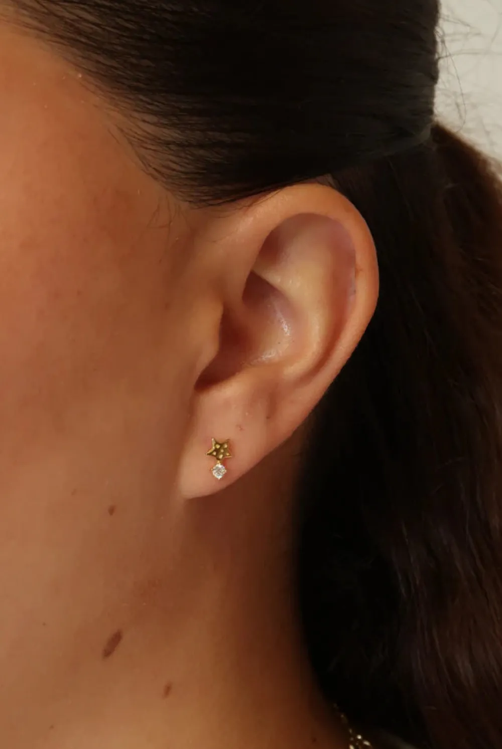 zafino_sophia_stud_earrin_1.webp Zafino Sophia Stud Earring - 925 Sterling Silver - Gold Clearance