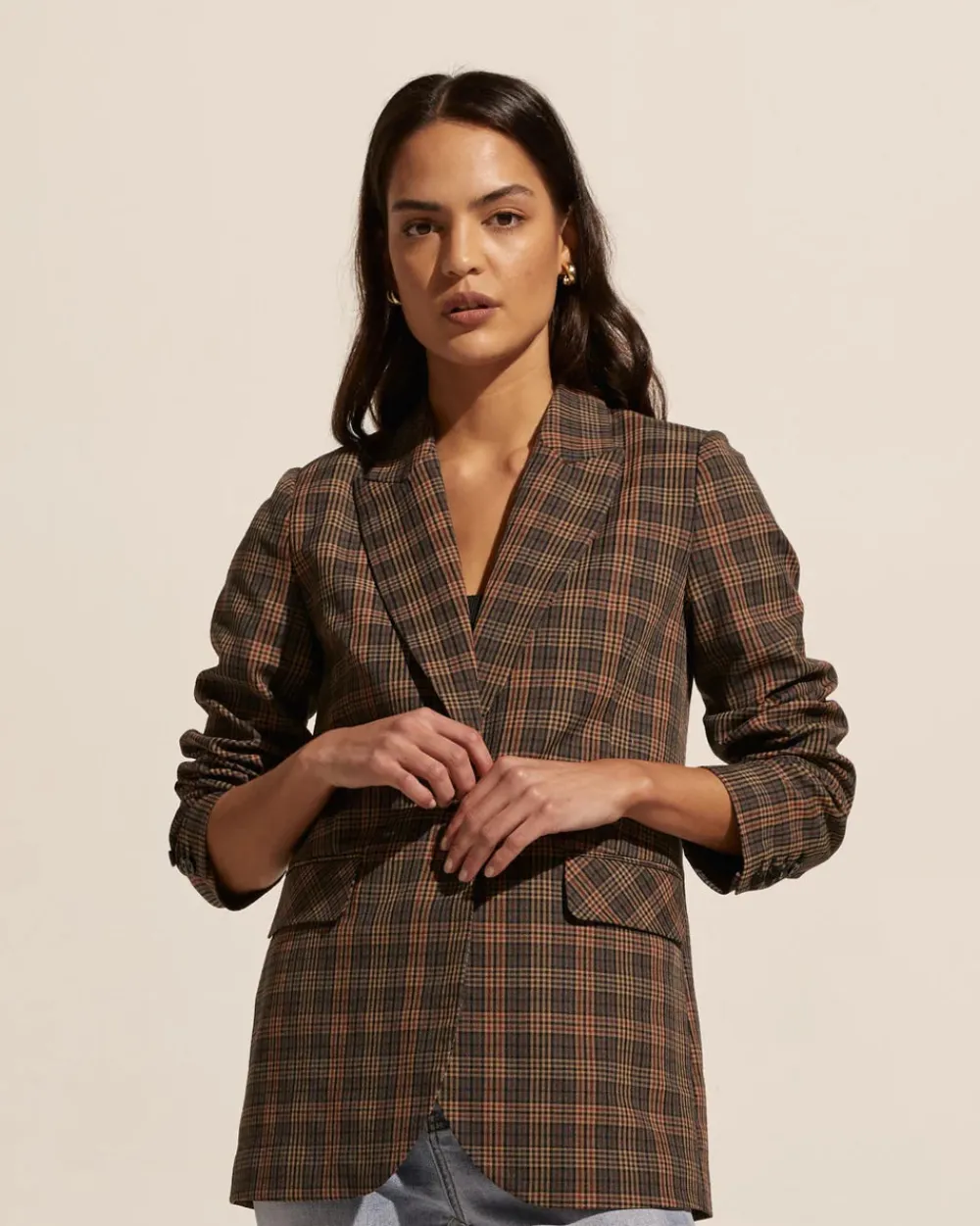 zoe_kratzmann_index_jacke_1.webp Zoe Kratzmann Index Jacket -Toasted Check Clearance