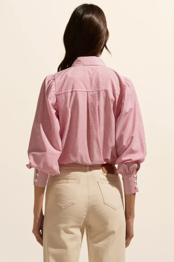 Zoe Kratzmann Underpin Top - Magenta Stripe Fashion