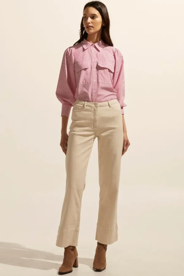 Zoe Kratzmann Underpin Top - Magenta Stripe Fashion