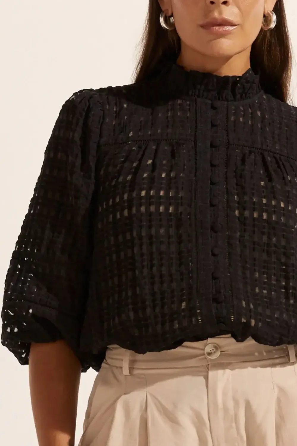 zoe_kratzmann_wayfarer_to_6-1.webp Zoe Kratzmann Wayfarer Top - Black Window Hot